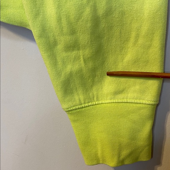 Lululemon Athletica Lime Green Hoodie Size 8 - Picture 7 of 12